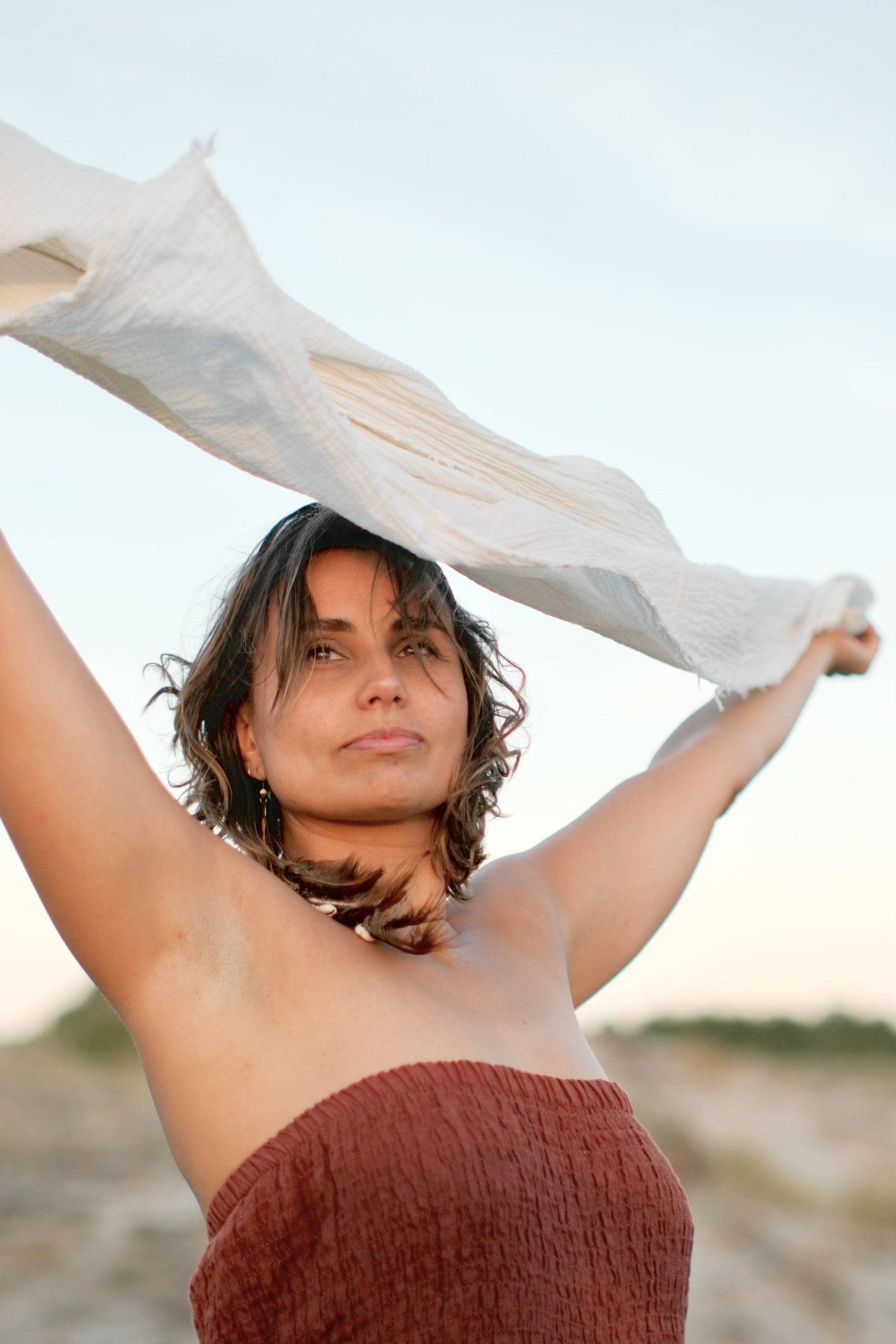 Daphne in een open, bevrijdende beweging